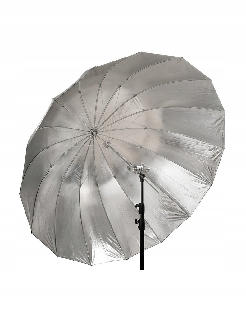 GlareOne Głęboki parasol 160 cm srebrny Orb 160 Si