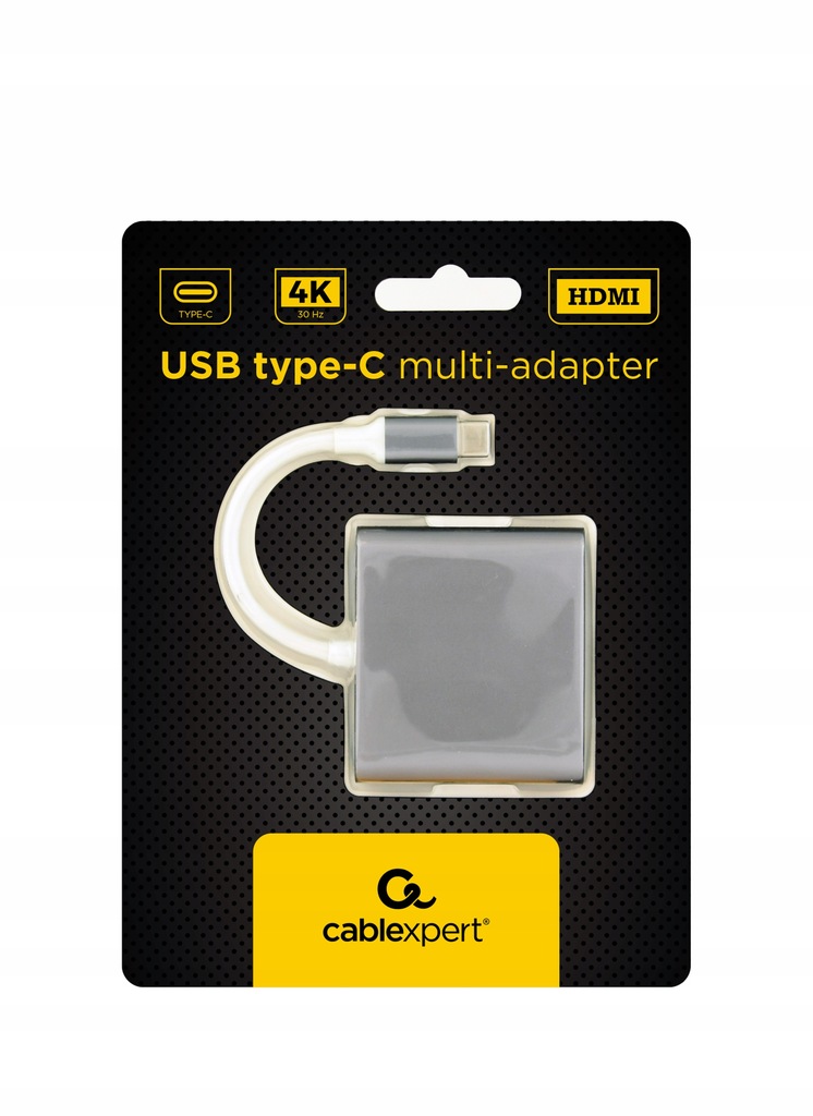 Купить Переходник-переходник USB-C в HDMI (F), 3в1, черный: отзывы ...