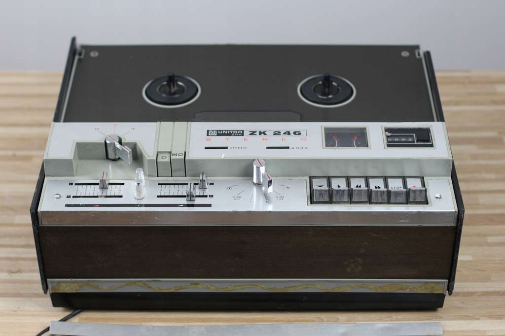 Unitra ZRK ZK 246 Stereo magnetofon szpulowy , opis - 15131396263