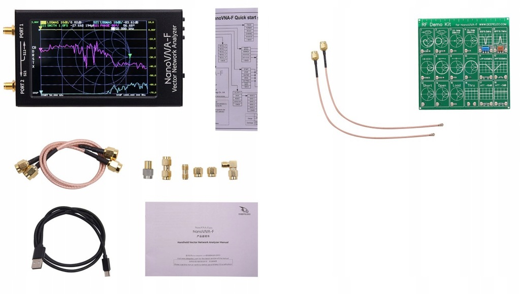 Купить Антенный анализатор NanoVNA F +RF DEMO 0,5–1500 МГц: отзывы, фото, характеристики в интерне-магазине Aredi.ru