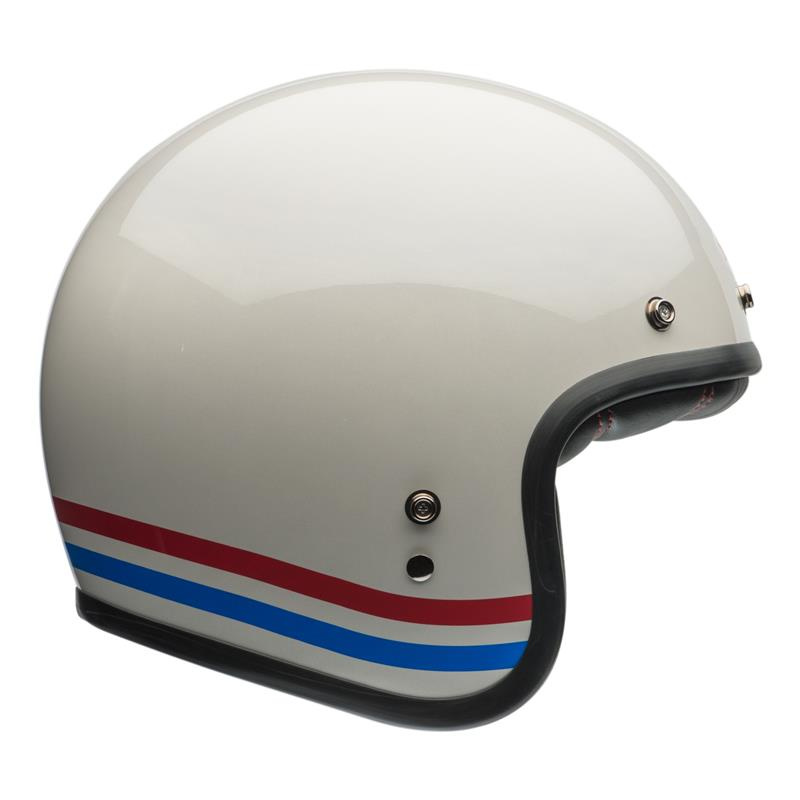 Kask BELL CUSTOM 500 STRIPES PEARL WHITE GRATISY