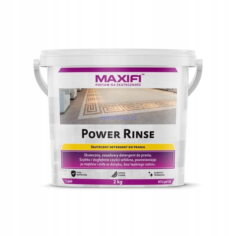Maxifi Power Rinse silny proszek do prania 2kg