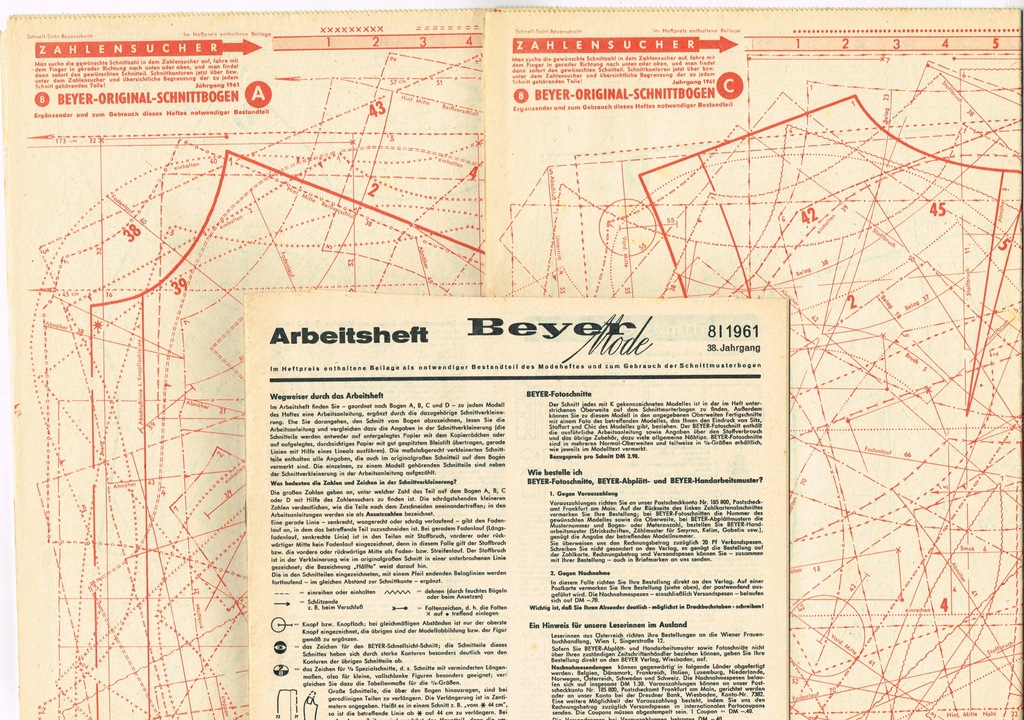 Купить BEYER MODE 8/1961 (как драка) + выкройки: отзывы, фото, характеристики в интерне-магазине Aredi.ru
