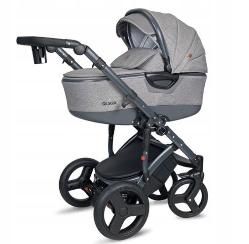 COTO BABY wózek 2w1 Quara (L) Len Dark/Grey Eco 52