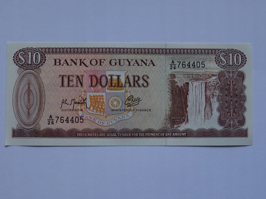 Guyana 10 dollarów -C215