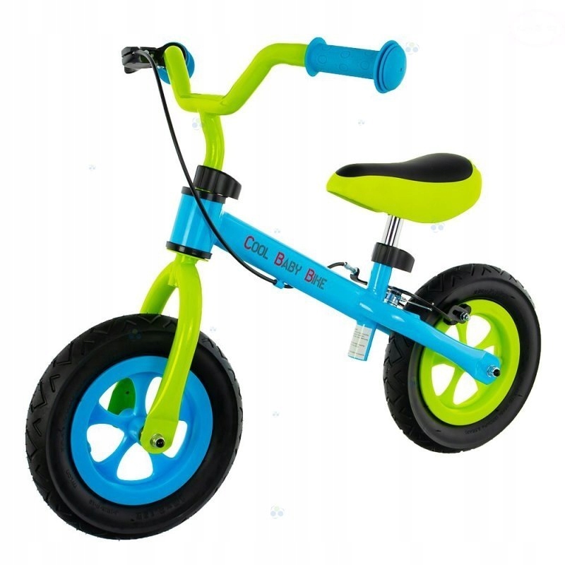 Rowerek biegowy Cool Air Green/Bl Hamulac V Brake
