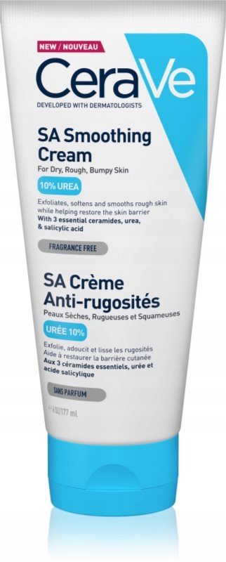 CeraVe SA nawilżający krem zmiękczający do skóry suchej i bardzo suchej