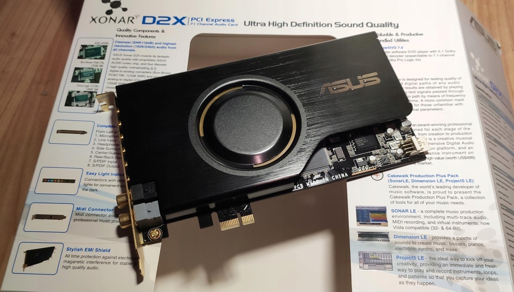 Купить Звуковая карта ASUS Xonar D2X/XDT/A 7.1 PCI-E: отзывы, фото, характеристики в интерне-магазине Aredi.ru