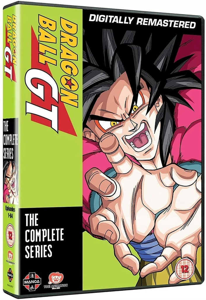 Dragon Ball GT Kompletny Sezon 1 + 2 DVD 64 Ep.