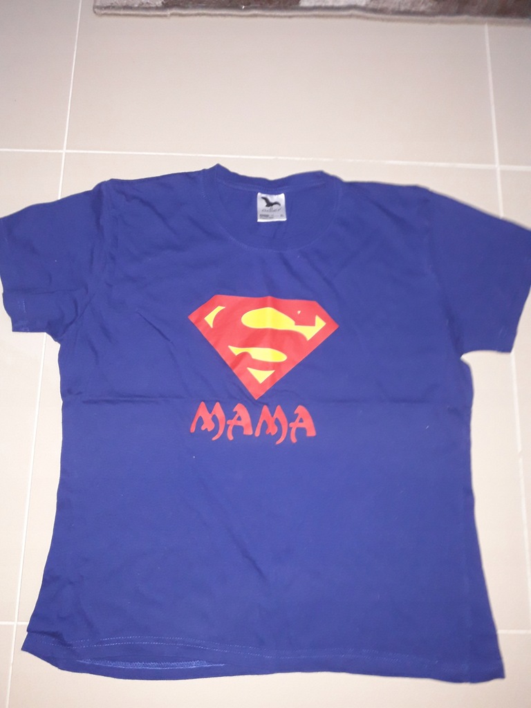 T-shirt Super mama rozm. XL