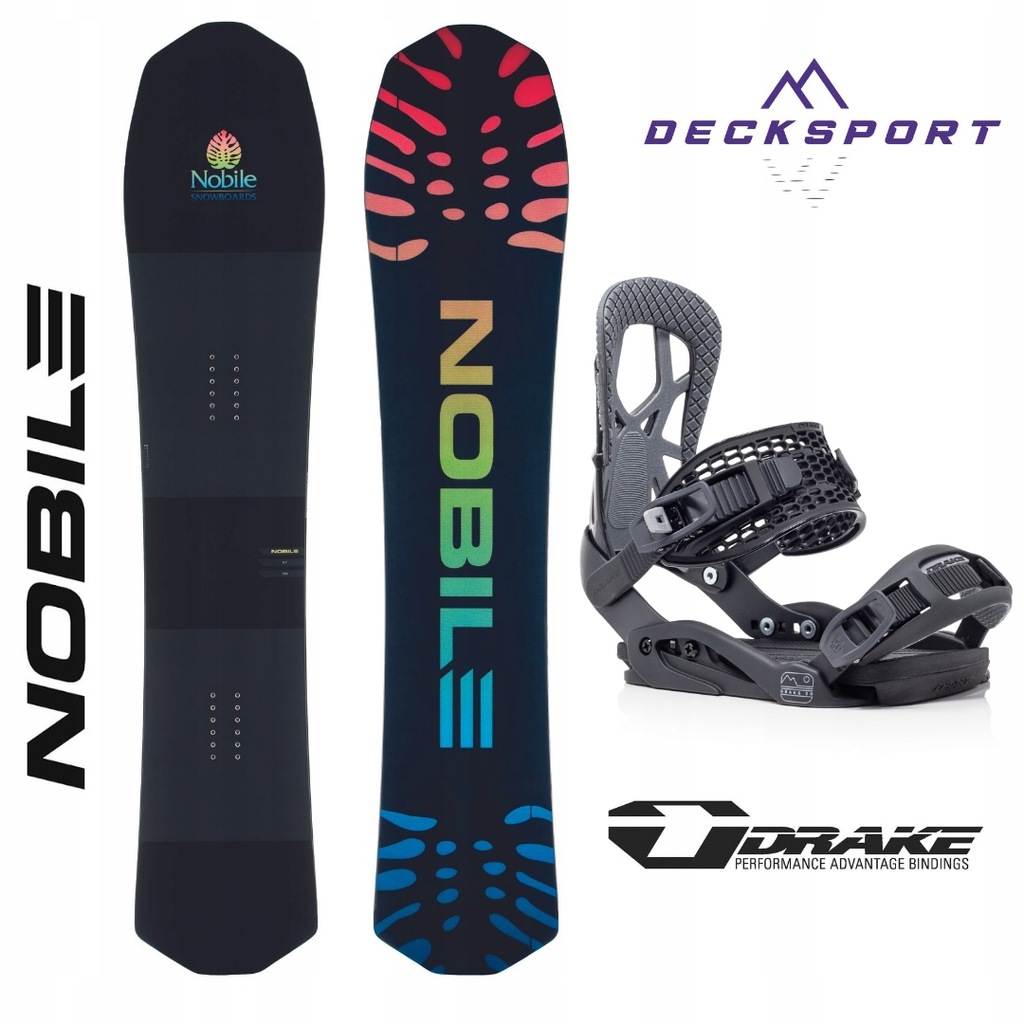 Zestaw Snowboard Nobile N7 156 V1+Wiązania L PROMO