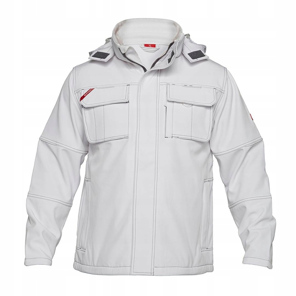 FE ENGEL Combat Softshell Jacket - White - L