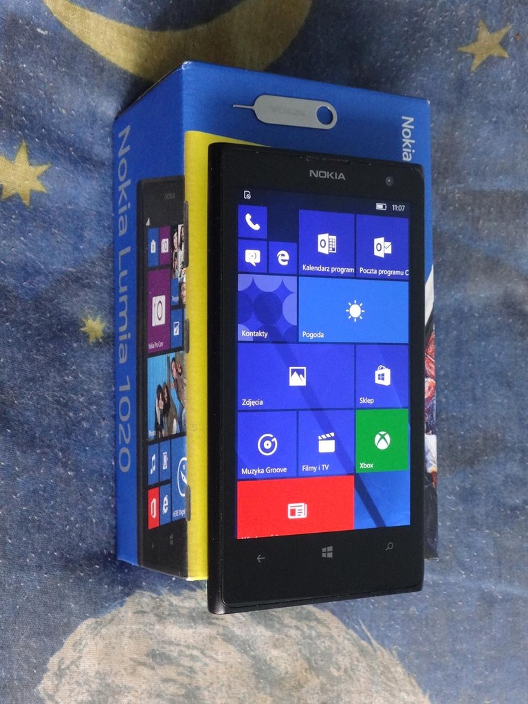 Nokia 1020 Lumia aparat 41MPX WINDOWS 10