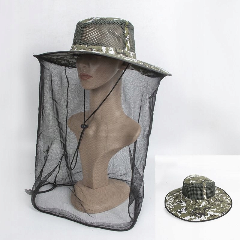 Moskitiera siatka na owady, kapelusz na głowę - zi
