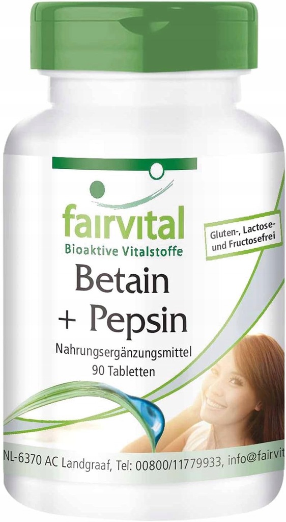 fairvital Betaina + Pepsyna – Wysoka dawka 90tab