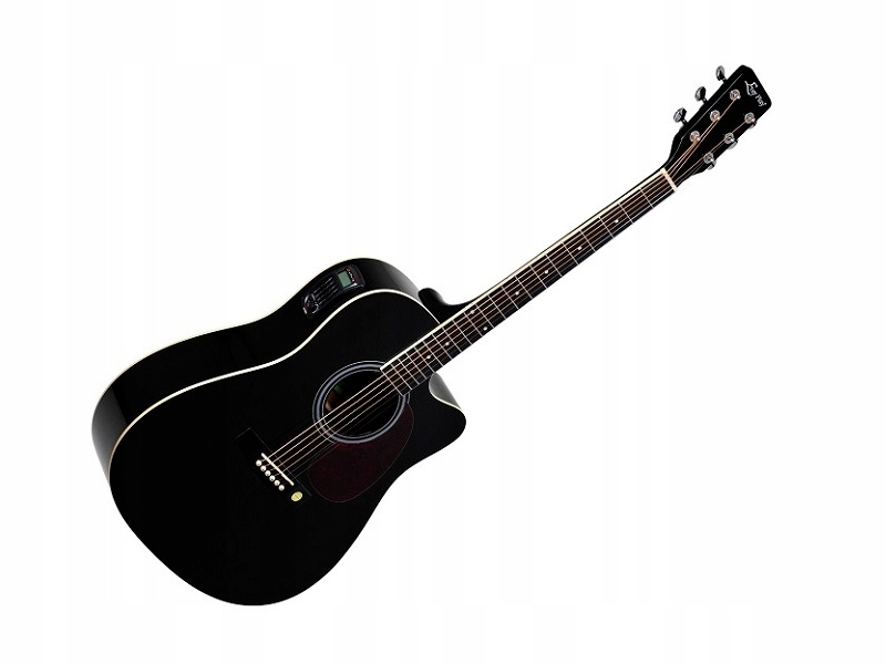 Gitara elektroakustyczna EVER PLAY AP-400 CEQ BK +