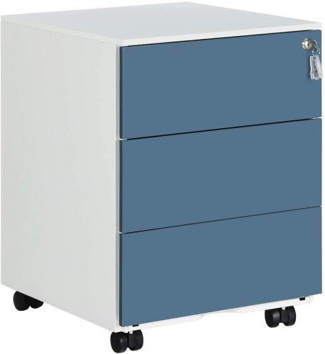 Szafka biurowa z szufladami na kółkach 39x45x55 cm