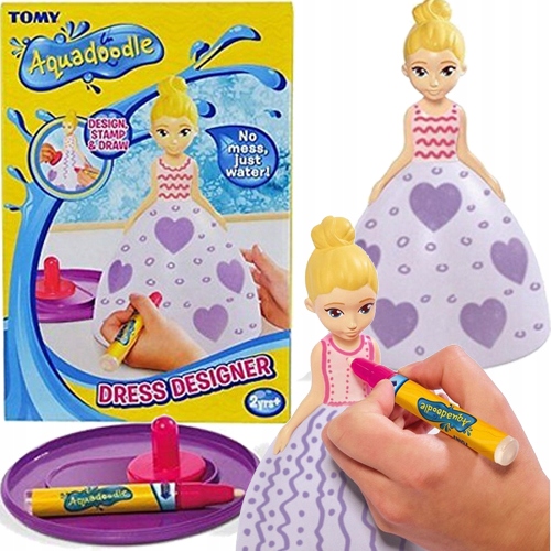 AQUADOODLE DRESS FIGURKA DO MALOWANIA WODĄ - TOMY