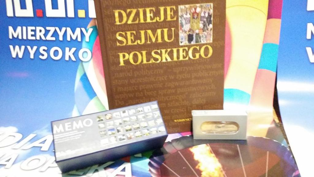 Gadżety z Sejmu Rzeczpospolitej Polskiej