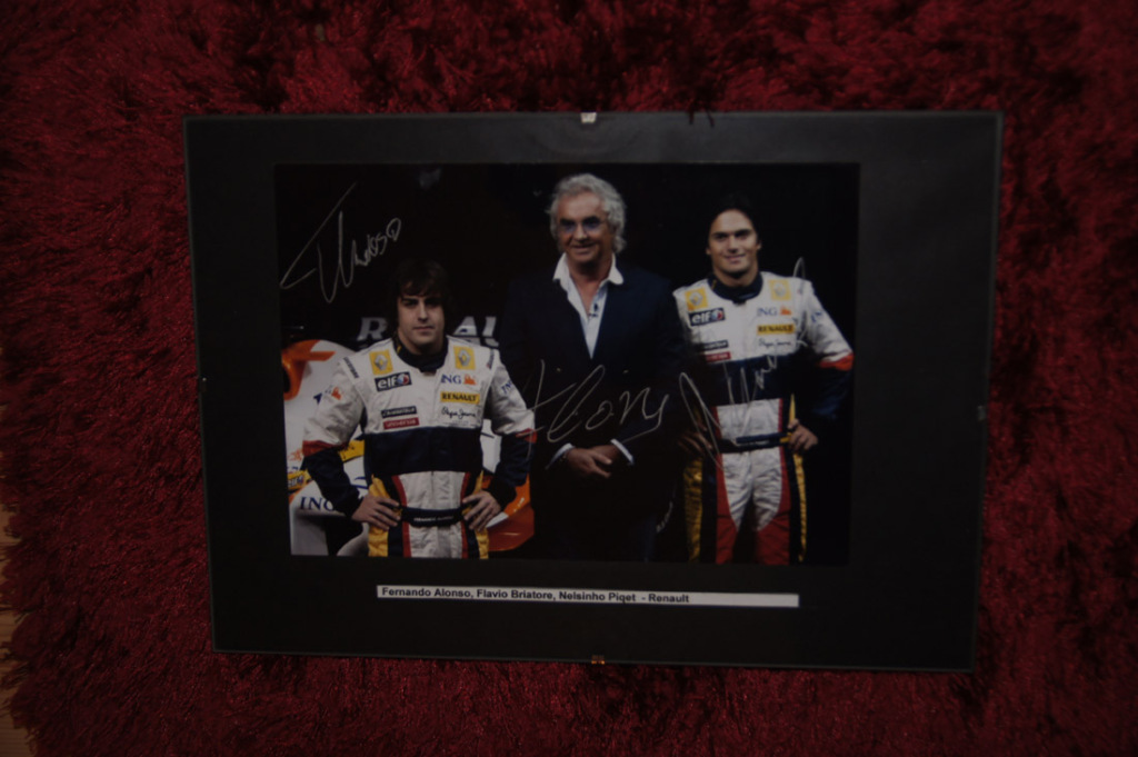 FERNANDO ALONSO NELSON PIQUET  FLAVIO BRIATORE F1