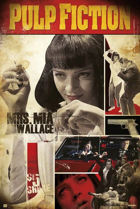 Pulp Fiction - Mia Wallace - plakat 61x91,5 cm