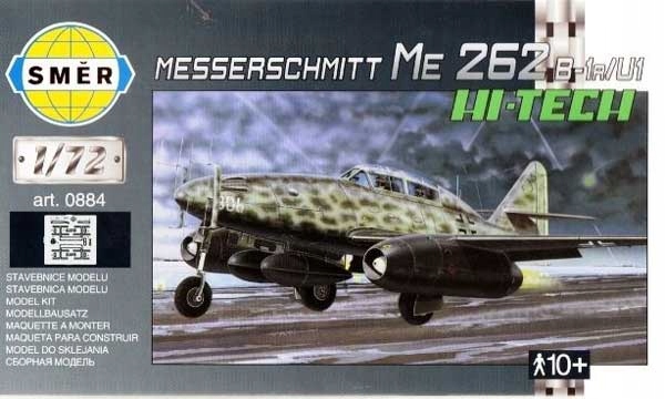 Smer 0884 1/72 Messerschmitt Me 262 B-1a/U1