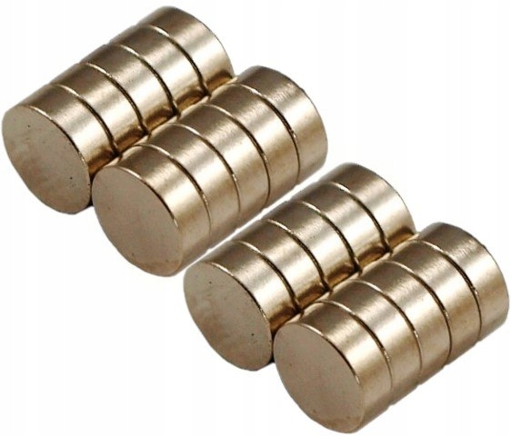 Magnesy neodymowe 6x2mm N38 20szt. magnes WBM