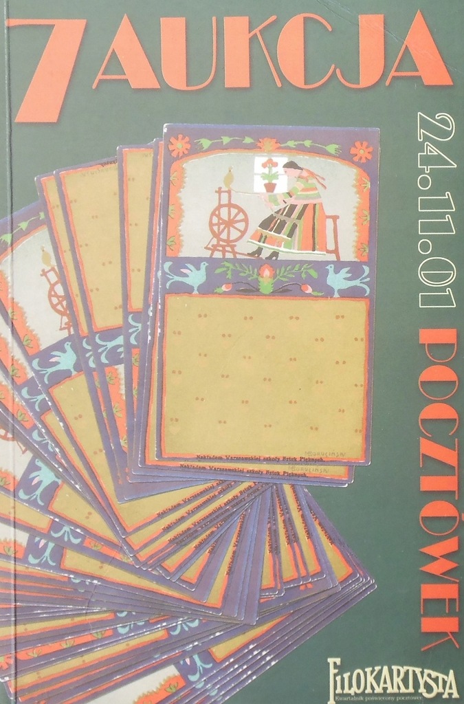 Filokartysta 7 Aukcja pocztówek 24.11.2001
