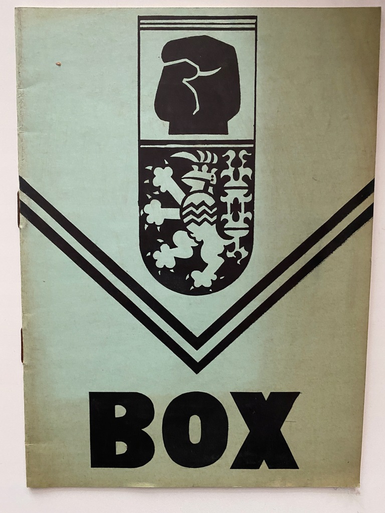 Box - 1982 - broszura z turnieju Czechy