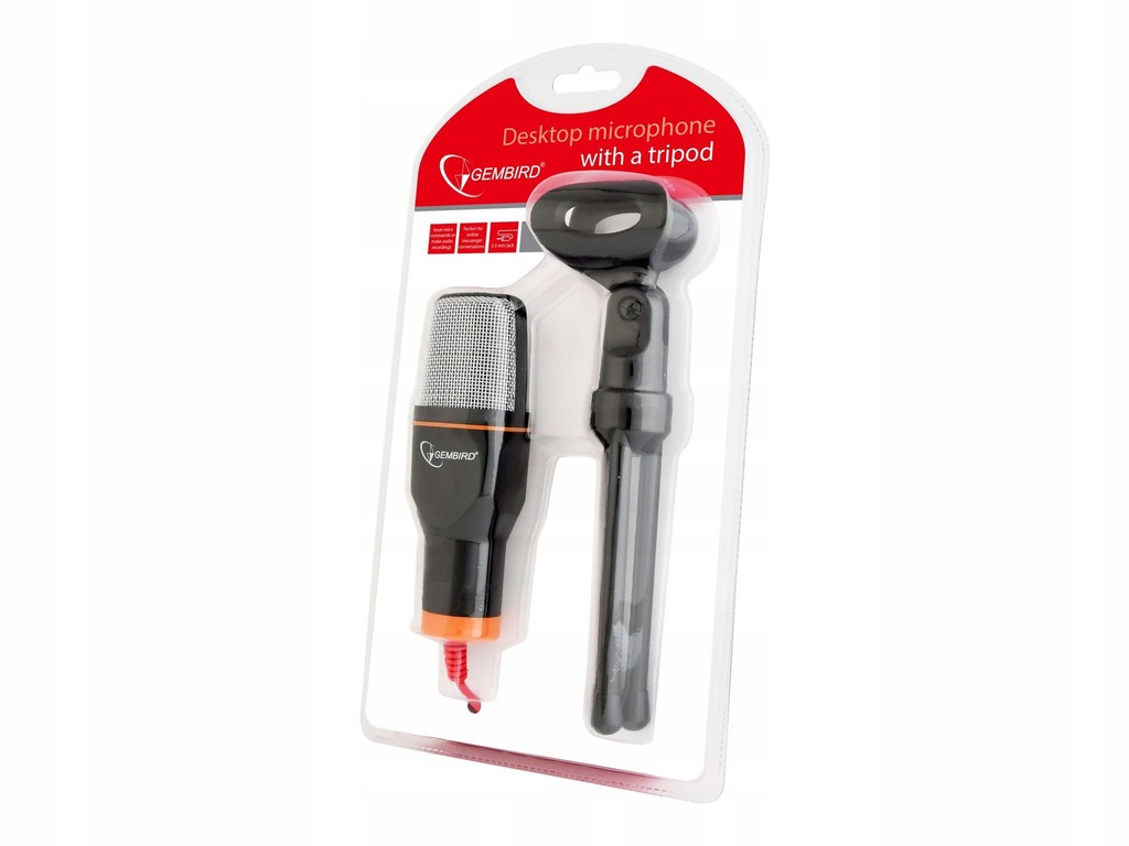 GEMBIRD MIC-D-03 Gembird mikrofon na podstawce statyw MIC-D-03