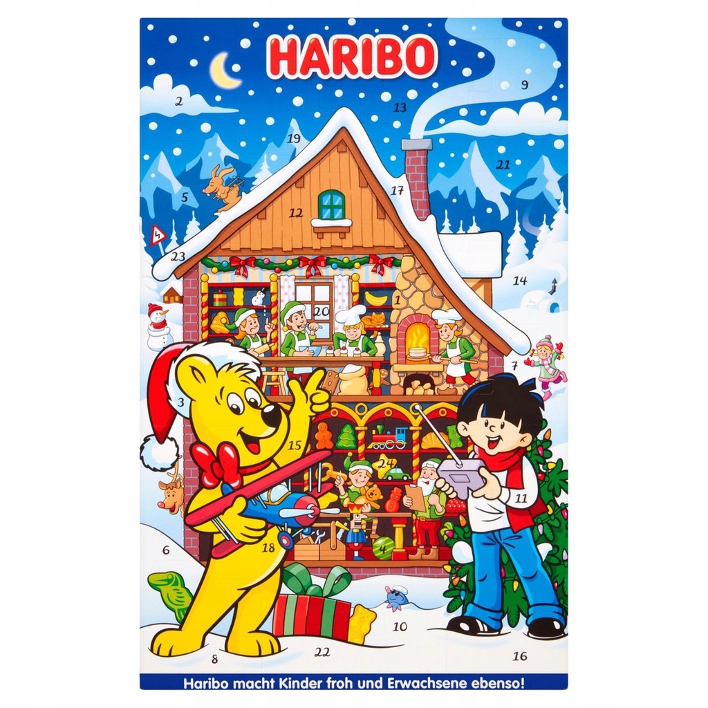 Haribo Kalendarz Adwentowy Duzy Xl 43 Cm Gratis 8610486733 Oficjalne Archiwum Allegro