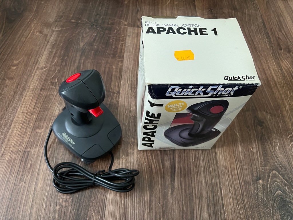 Joystick QUICKSHOT Apache 1 BOX - leżak magazynowy AMIGA