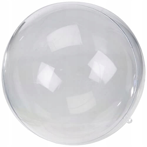 Rayher Clear Fillable Plastic Ball for Seasonal Cr