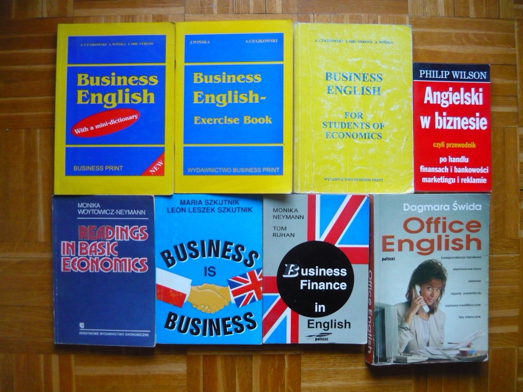 Zestaw: 8 x materiały do Business English