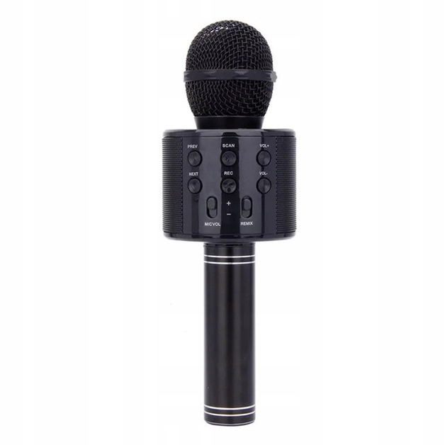 Mikrofon bluetooth z głośnikiem do karaoke