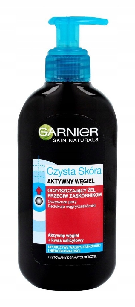 Garnier Skin Naturals Czysta Skóra Aktywny Węgiel Żel oczyszczający 150ml