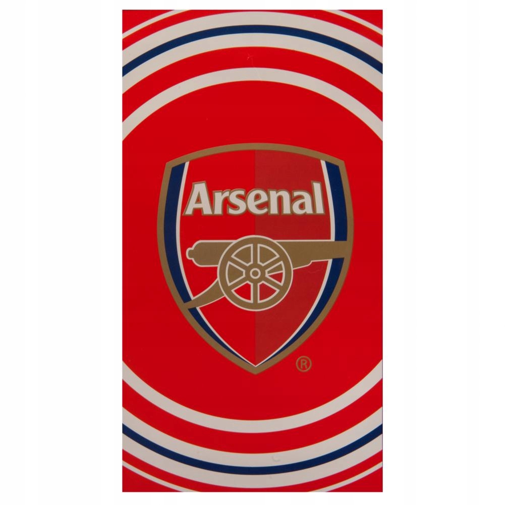 Arsenal efektowny ręcznik 70 x 140 licencja oryginalny