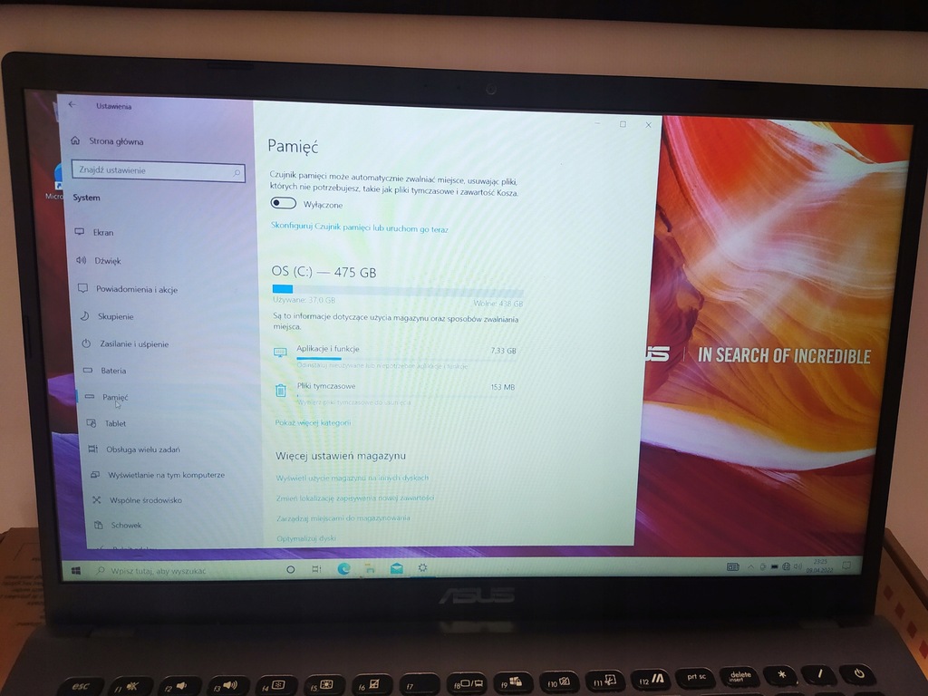 Laptop Asus 15 M509D 15,6 " 8 GB / 256 GB szary
