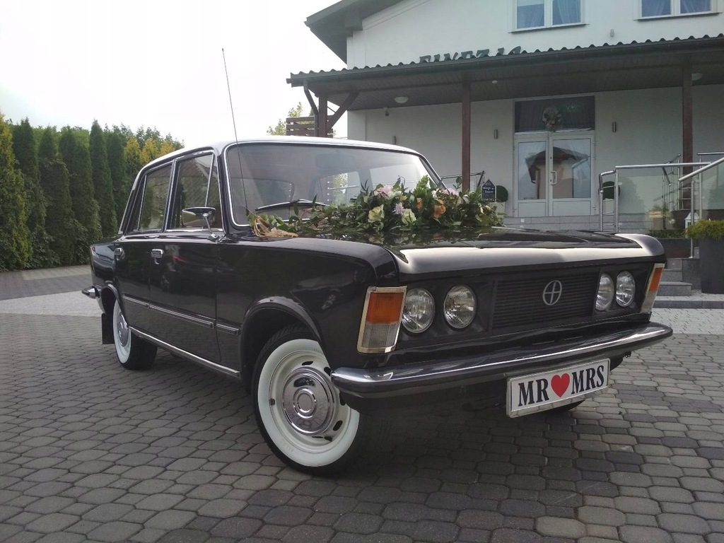 Auto Do Ślubu FIAT 125P Styl Retro Wesele Polecam