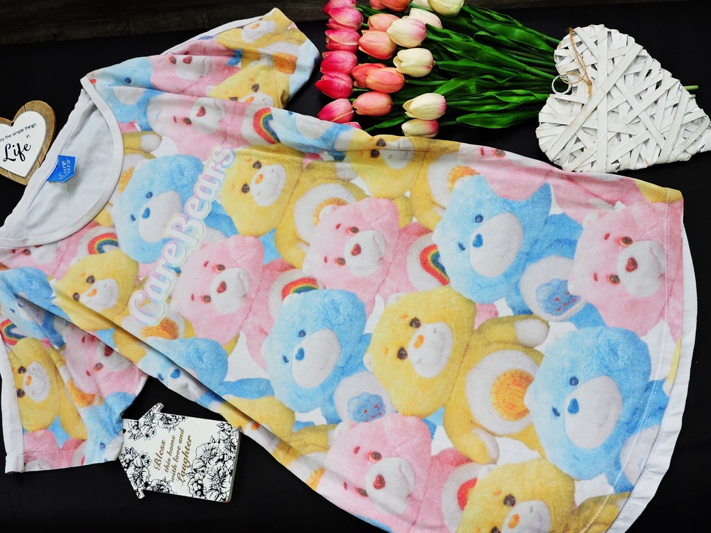 CARE BEARS - KOSZULA NOCNA TROSKLIWE MISIE S/M