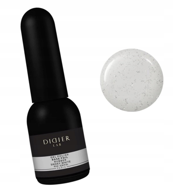 Didier Lab BASE FOIL RUBBER SMOKY WHITE baza kauczukowa kamuflująca blink