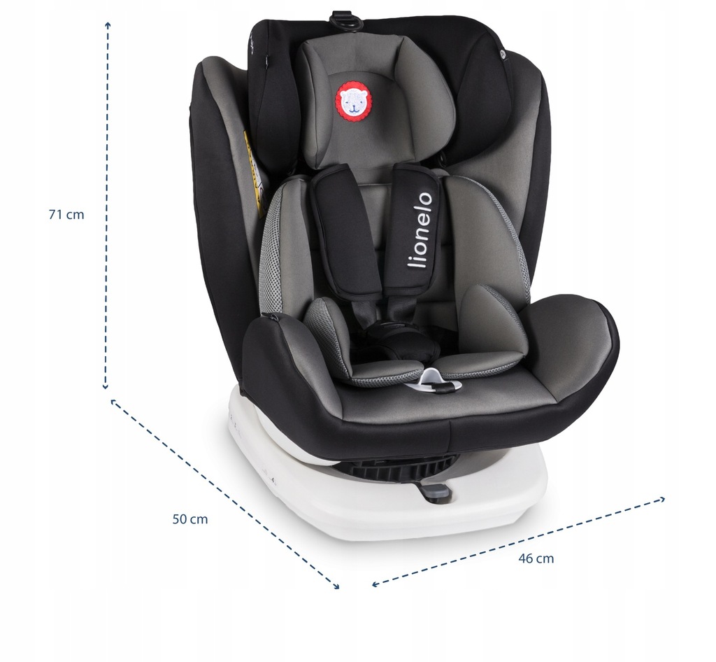 Купить Сиденье LIONELO BASTIAAN 0–36 кг ISOFIX, поворот на 360°: отзывы, фото, характеристики в интерне-магазине Aredi.ru