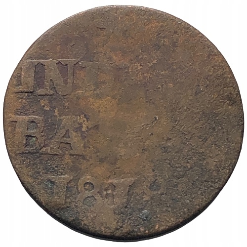 59686. Holenderskie Indie Wschodnie, 1 duit 1818 r.