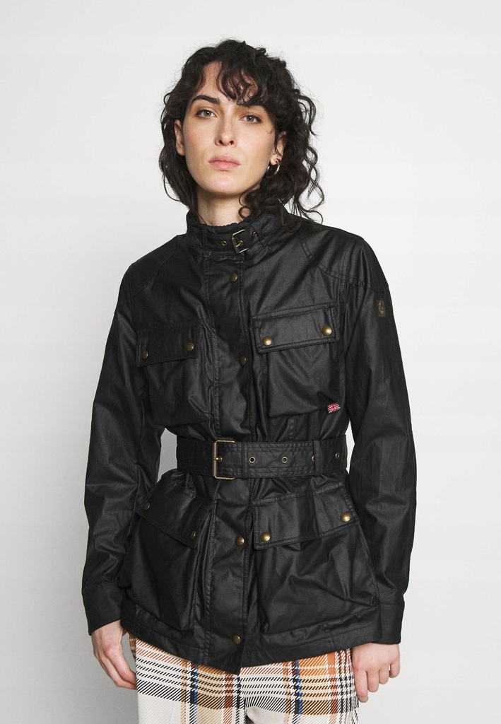 BELSTAFF KURTKA CZARNA DAMSKA DOPASOWANA 44XXL RRG