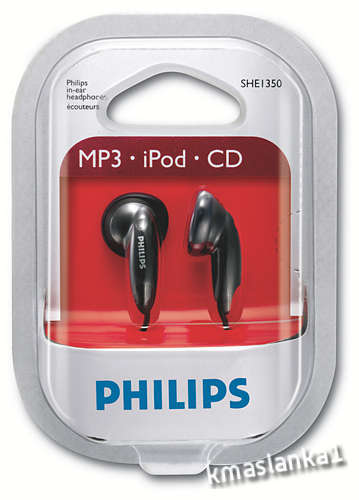 Philips Słuchawki douszne SHE1350 mp3 iPod CD