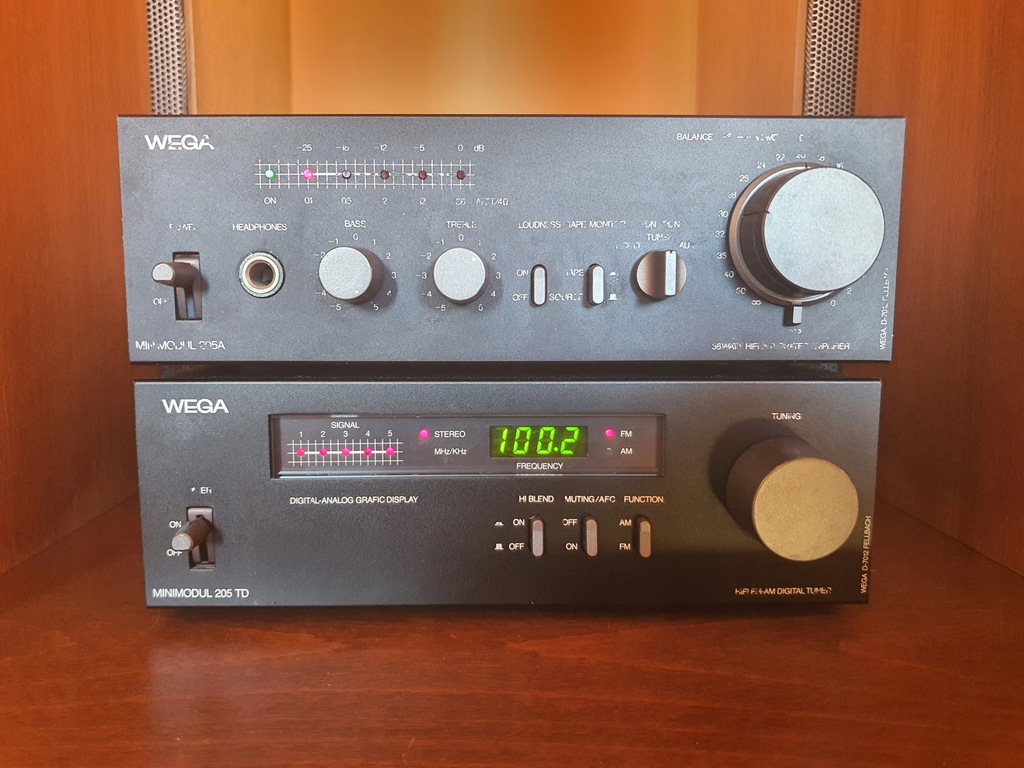 WEGA 205 Minimodul Wieża Wzmacniacz Tuner OKAZJA !
