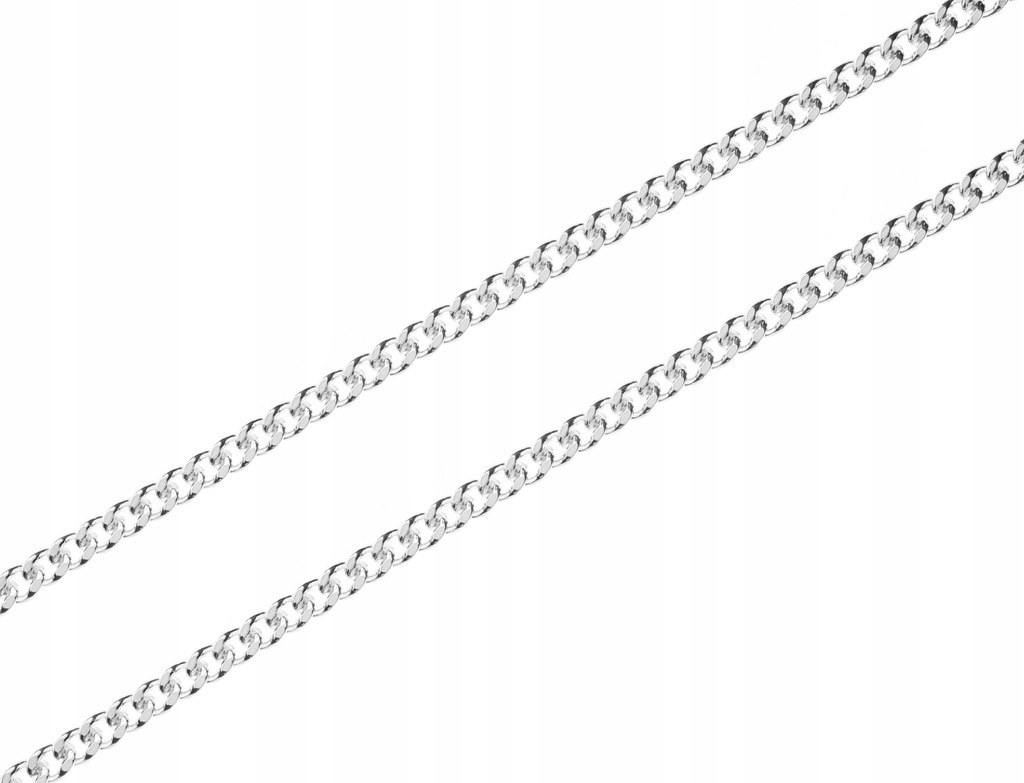 Łańcuszek Srebrny PANCERKA SREBRO 925 50 cm