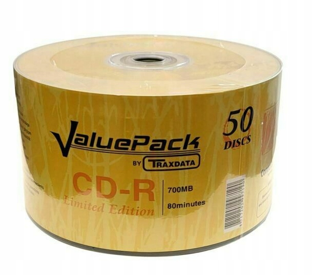 Купить 50 компакт-дисков Traxdata, 700 МБ, 52 термоусадочных диска, 50 шт.: отзывы, фото, характеристики в интерне-магазине Aredi.ru