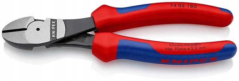 Didelės svertinės jėgos kirpimo replės KNIPEX 7402180