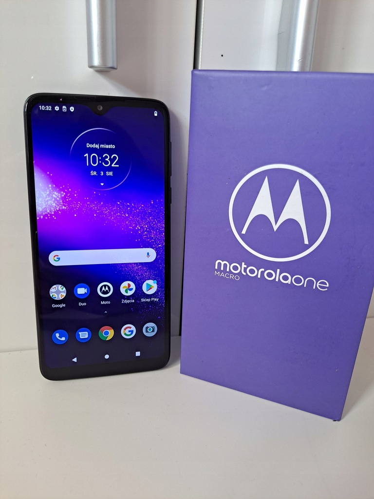 Motorola one Macro 4/64GB pudelko